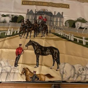 Hermes “Les Haras Nationaux” Silk Scarf